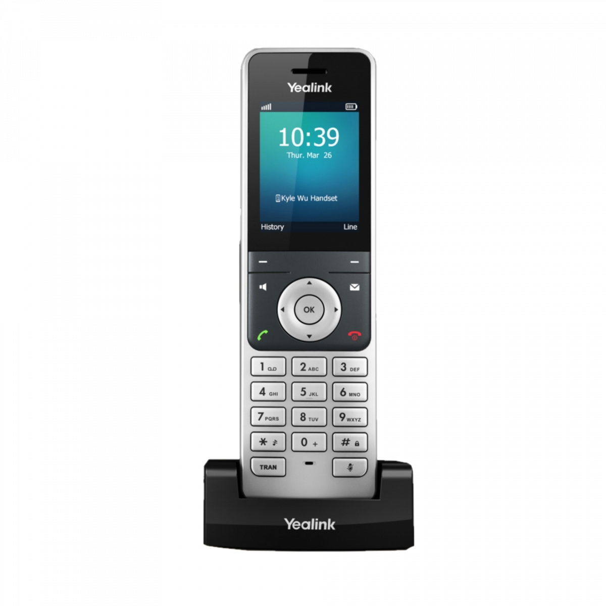 SIP-телефон Yealink W56H DECT SIP-трубка для W52P/W53P/W60P/W60B/CP930W-Base/W80B