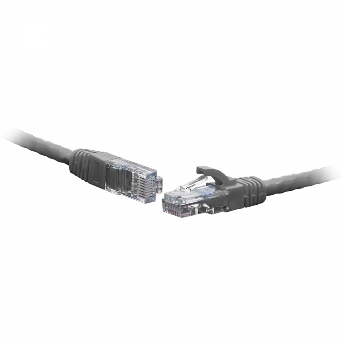 Коммутационный шнур U/UTP 4-х парный cat.6 0.3м LSZH standart серый