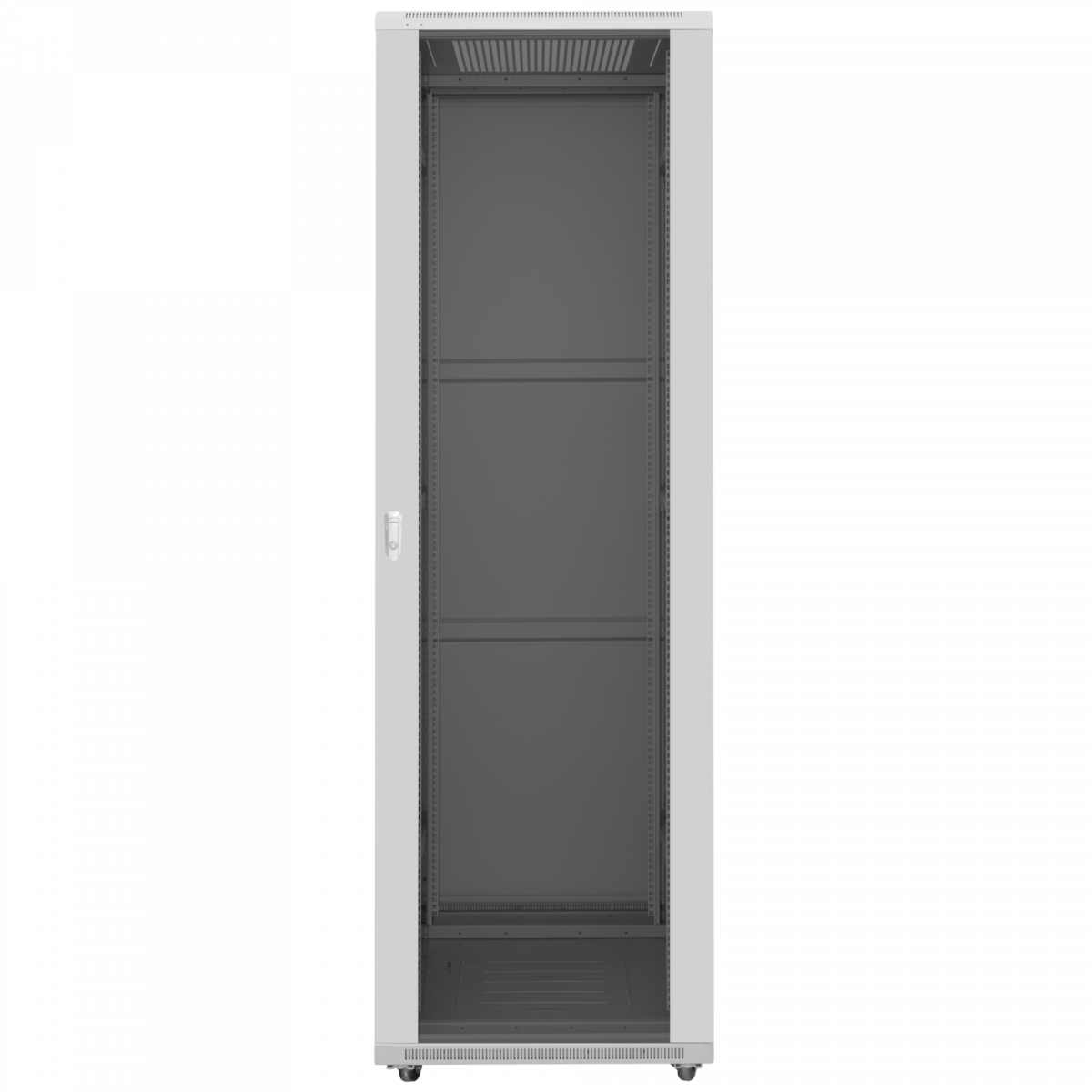 Шкаф телекоммуникационный напольный 42U 600x600мм, серия TFC (SNR-TFC-426060-GS-G-SF)
