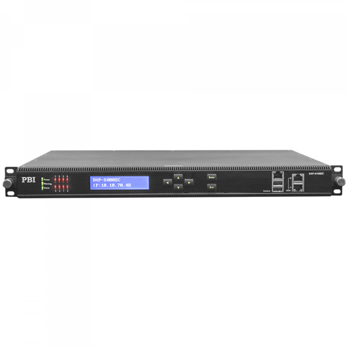 Профессиональный 8ми канальный MPEG-4 кодер PBI DXP-8000EC-82C