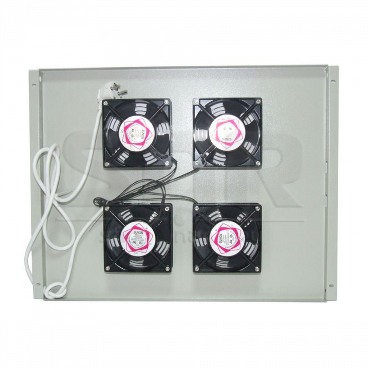 Блок вентиляторов для шкафов TFC глубиной 960мм, 4 вентилятора, серый