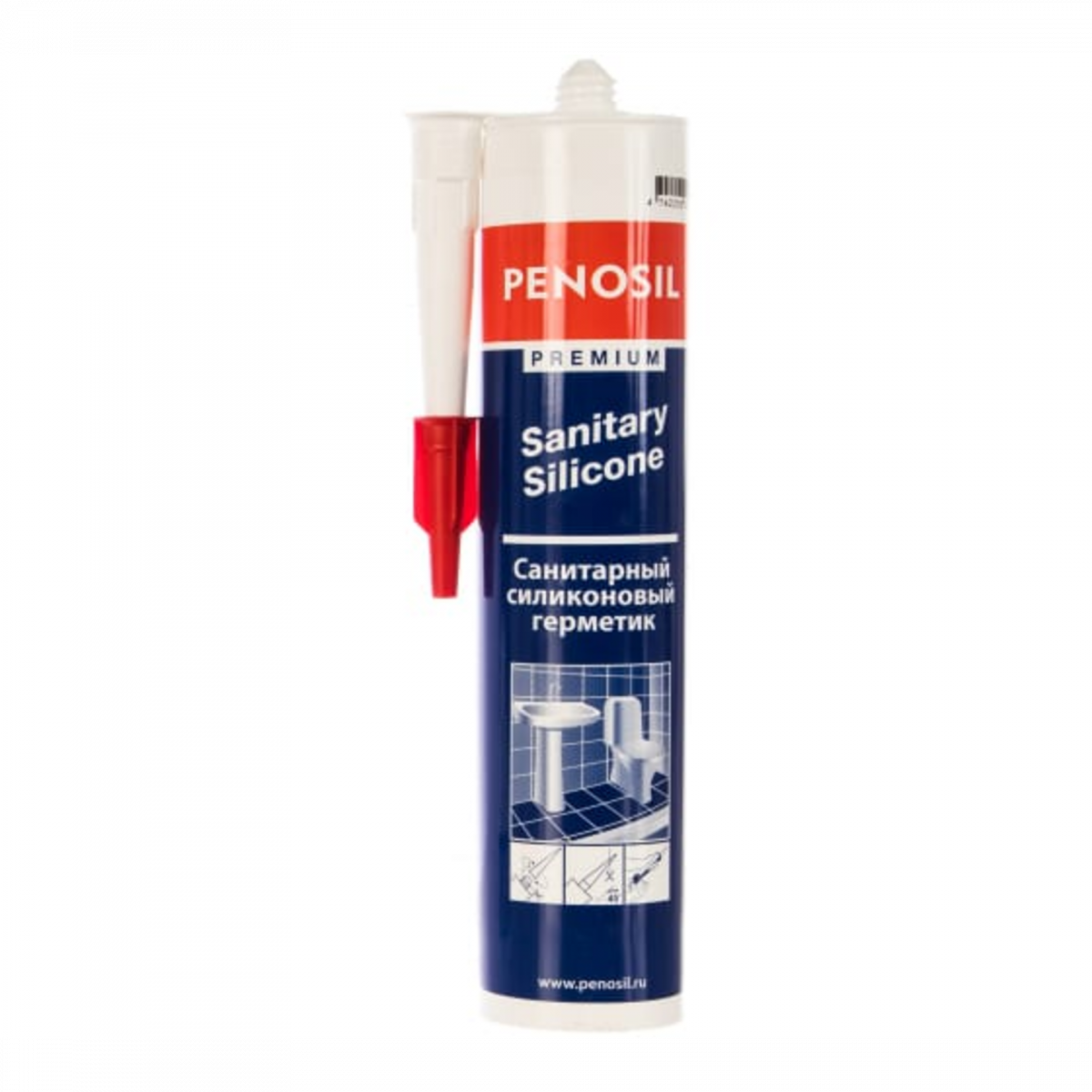 Герметик силиконовый санитарный Penosil S белый Н1199
