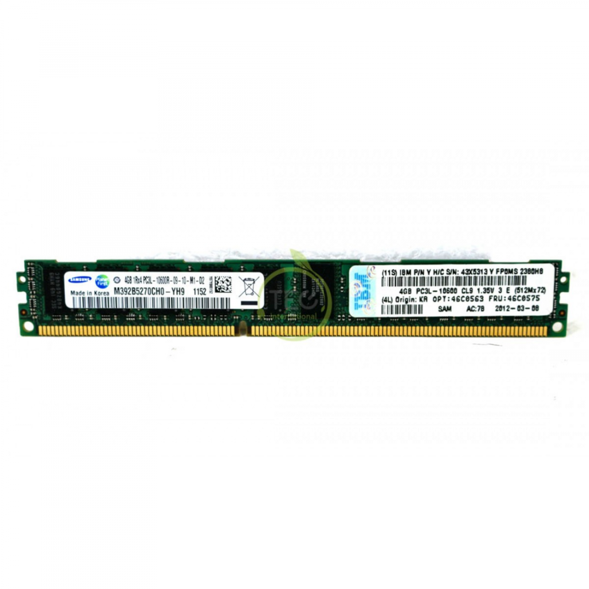 Память IBM 4Gb 1хRank PC3L-10600 CL9 ECC DDR3-1333 RDIMM