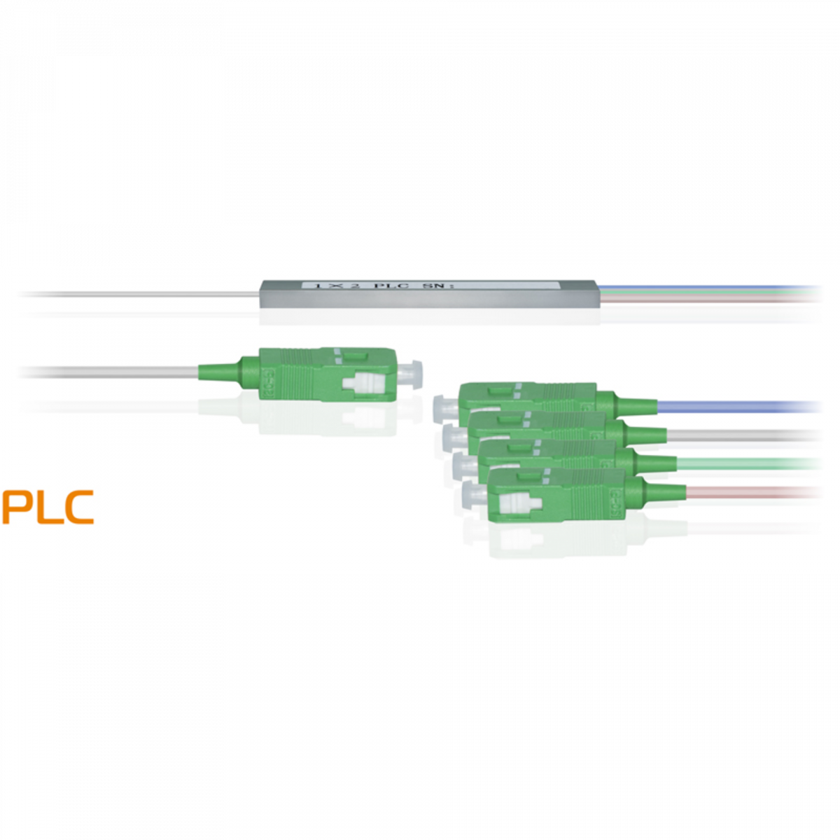 Делитель оптический планарный бескорпусный SNR-PLC-M-1x4-SC/APC