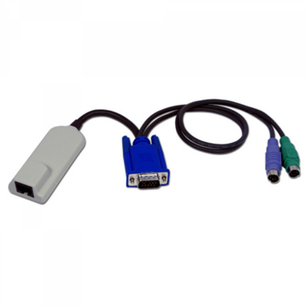 Адаптер для подключения серверов к KVM Avocent, с PS2 клавиатурой, мышью и VGA монитором