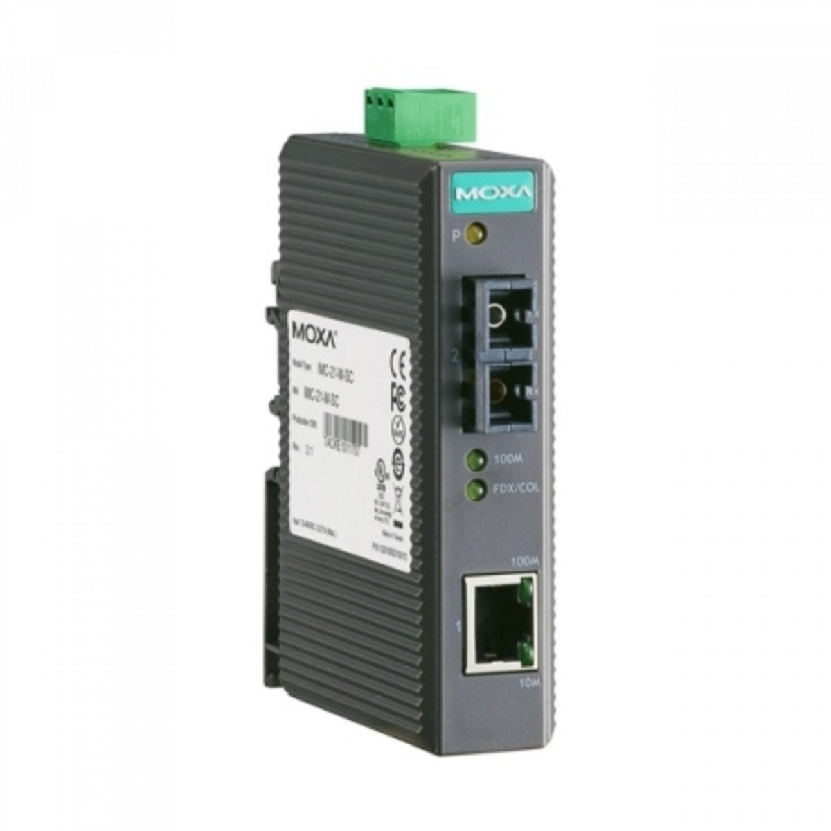 Медиаконвертер IMC-21-S-SC Ethernet 10/100BaseTX в 100BaseFX, одномод MOXA