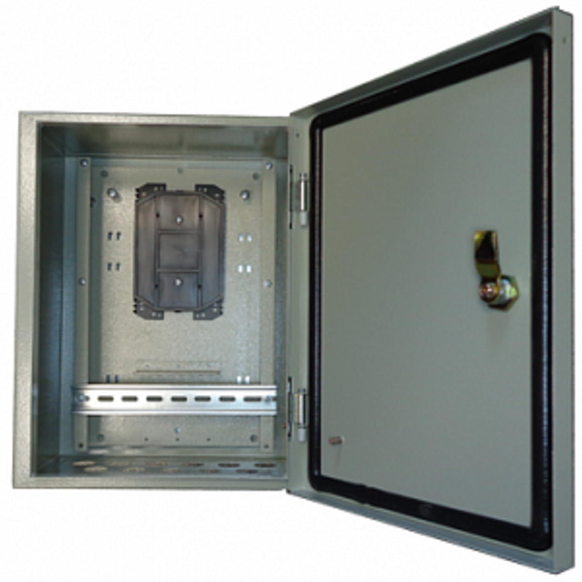 Металлический шкаф с установленым оптическим кроссом для PSW