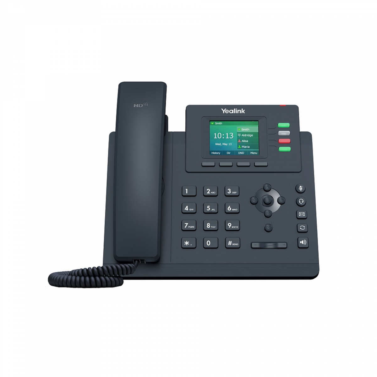 IP-телефон Yealink SIP-T33P, цветной экран, 4 аккаунта, PoE