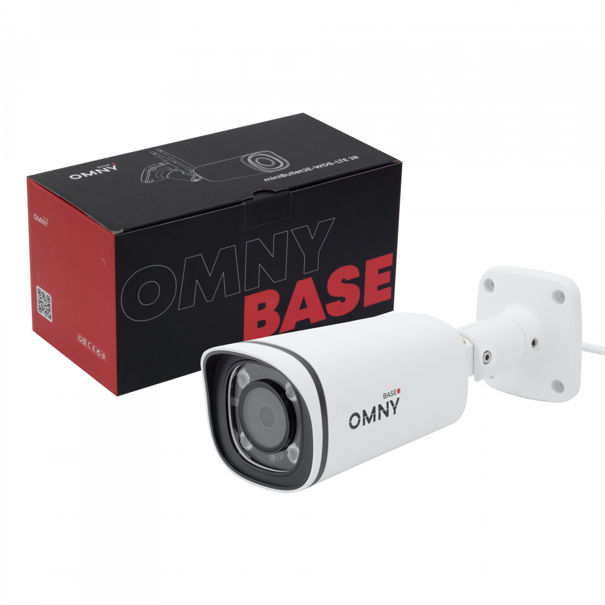 Камера сетевая буллет 2Мп OMNY BASE miniBullet2E-WDS-LTE-C 28 с поддержкой LTE