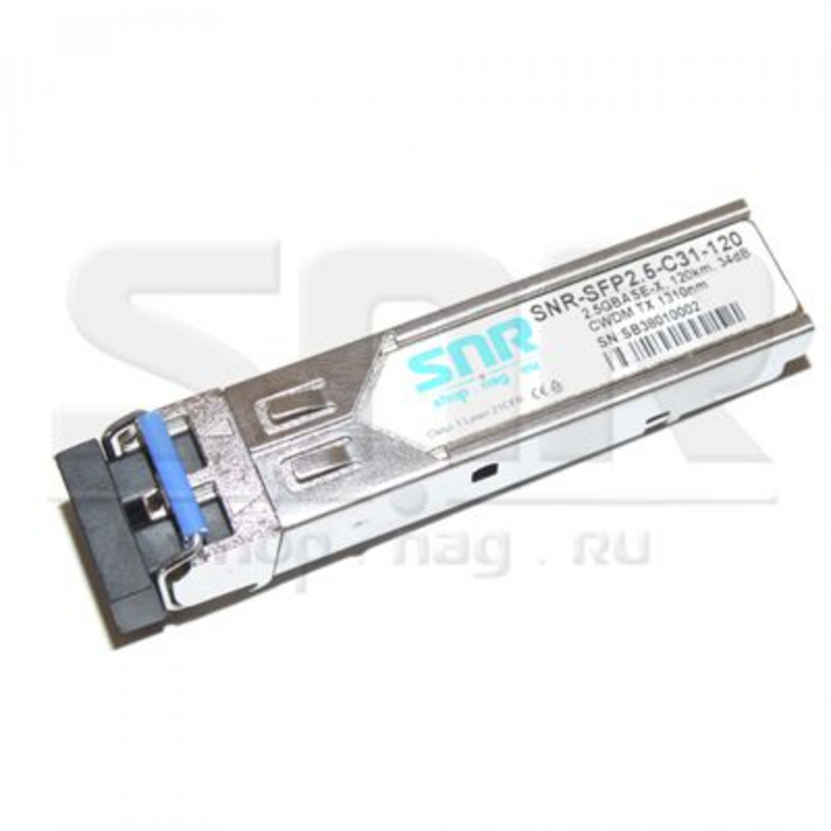 Модуль SFP 2.5G CWDM оптический, дальность до 80км (28dB), 1590нм