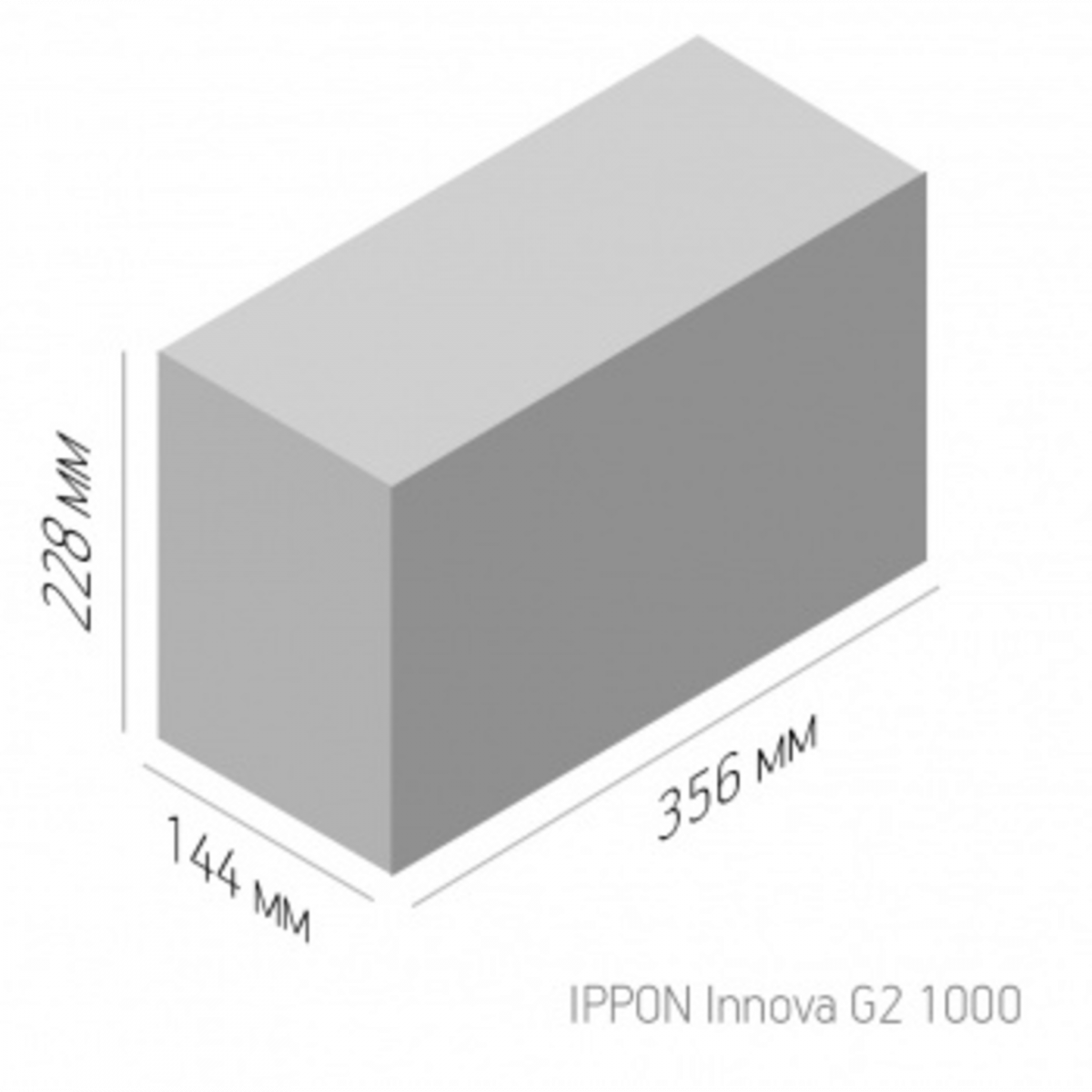 Источник бесперебойного питания Ippon Innova G2 1kVA 900Вт 1000ВА черный